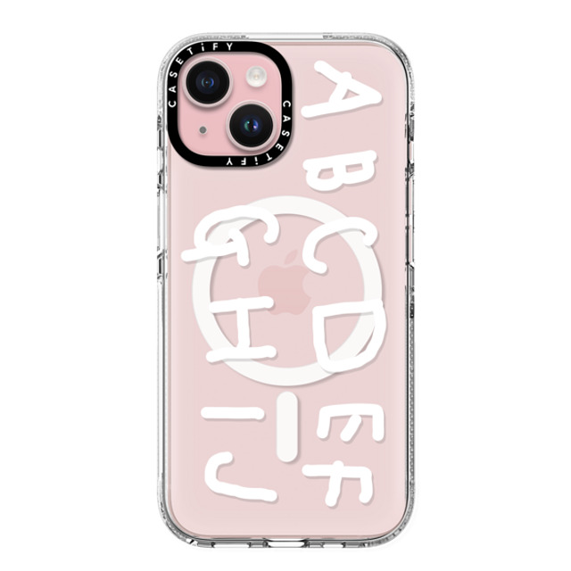INAPSQUARE x CASETiFY iPhone 15 Case Cartoon,Quote Clear Clear Case MagSafe Compatible INAP ALPHABET WHITE Mother's Day INAPSQUARE x CASETiFY iPhone 15 Case Cartoon,Quote Clear Clear Case MagSafe Compatible INAP ALPHABET WHITE Mother's Day