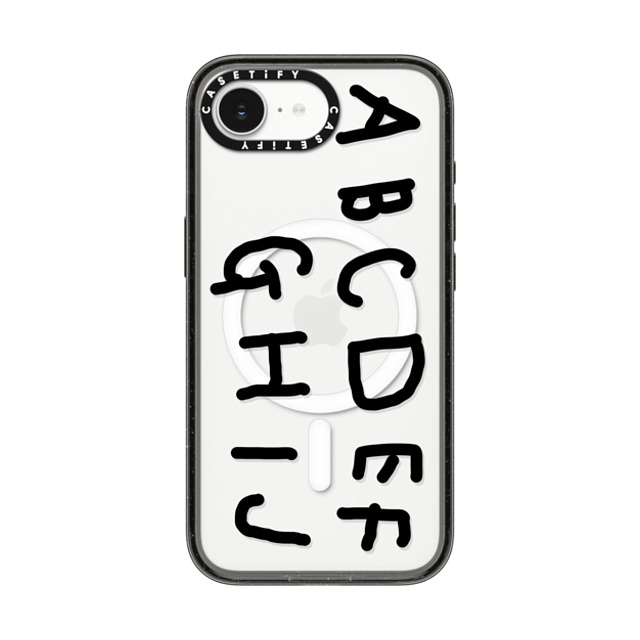 INAPSQUARE x CASETiFY iPhone 16e ケース Cartoon,Quote ブラック インパクトケース MagSafe対応 INAP ALPHABET BLACK Back to School INAPSQUARE x CASETiFY iPhone 16e ケース Cartoon,Quote ブラック インパクトケース MagSafe対応 INAP ALPHABET BLACK Back to School