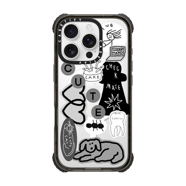 INAPSQUARE x CASETiFY iPhone 16 Pro Case Black ウルトラ インパクトケース MagSafe 対応 INAP STICKER 01 INAPSQUARE x CASETiFY iPhone 16 Pro Case Black ウルトラ インパクトケース MagSafe 対応 INAP STICKER 01