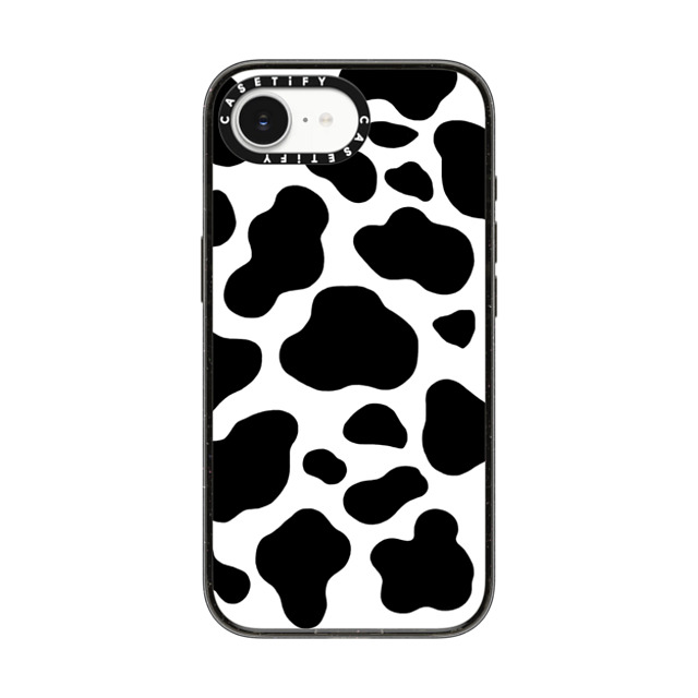 designlovefest x CASETiFY iPhone 16e ケース ブラック インパクトケース MagSafe対応 COW PRINT Father's Day designlovefest x CASETiFY iPhone 16e ケース ブラック インパクトケース MagSafe対応 COW PRINT Father's Day