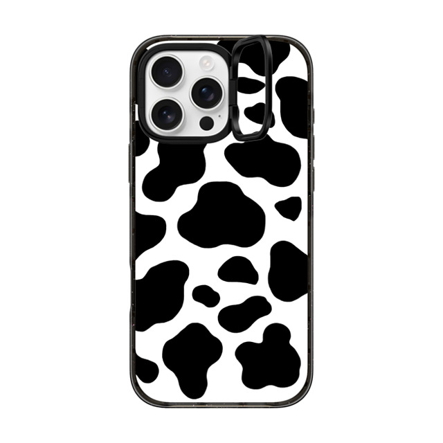 designlovefest x CASETiFY iPhone 16 Pro Max Case Black インパクトリングスタンドケース MagSafe対応 COW PRINT Back to School designlovefest x CASETiFY iPhone 16 Pro Max Case Black インパクトリングスタンドケース MagSafe対応 COW PRINT Back to School