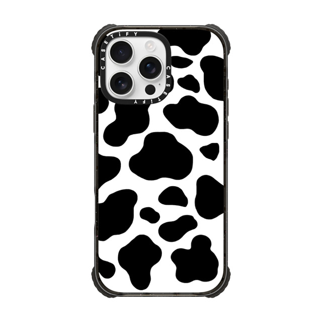 designlovefest x CASETiFY iPhone 16 Pro Max Case Black ウルトラ インパクトケース MagSafe 対応 COW PRINT Back to School designlovefest x CASETiFY iPhone 16 Pro Max Case Black ウルトラ インパクトケース MagSafe 対応 COW PRINT Back to School