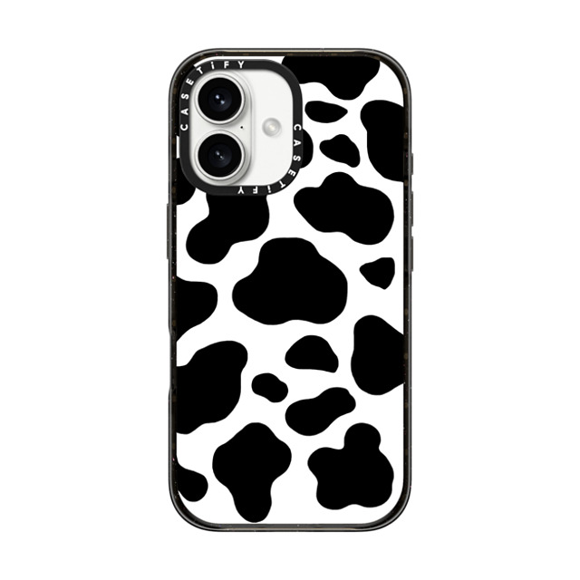 designlovefest x CASETiFY iPhone 16 ケース ブラック インパクトケース MagSafe対応 COW PRINT Father's Day designlovefest x CASETiFY iPhone 16 ケース ブラック インパクトケース MagSafe対応 COW PRINT Father's Day