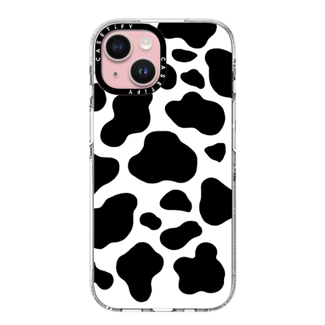designlovefest x CASETiFY iPhone 15 Case クリア クリア ケース MagSafe対応 COW PRINT Back to School designlovefest x CASETiFY iPhone 15 Case クリア クリア ケース MagSafe対応 COW PRINT Back to School