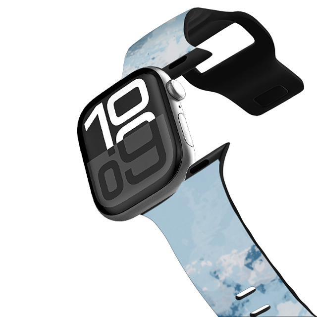 designlovefest x CASETiFY Apple Watch Band Series 10 (42mm) Black インパクト バンド Aqua Blue Mother's Day designlovefest x CASETiFY Apple Watch Band Series 10 (42mm) Black インパクト バンド Aqua Blue Mother's Day