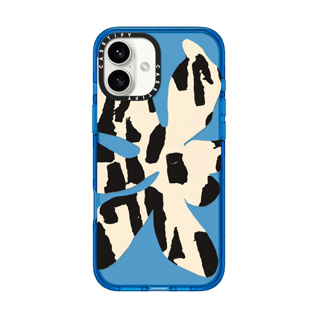 designlovefest x CASETiFY iPhone 16 Plus Case スカイブルー インパクトケース Big flower black and white Mother's Day designlovefest x CASETiFY iPhone 16 Plus Case スカイブルー インパクトケース Big flower black and white Mother's Day