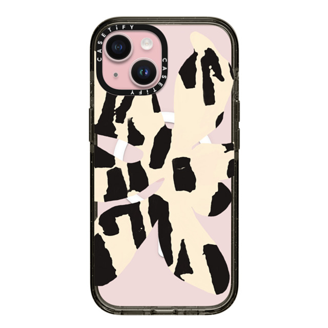 designlovefest x CASETiFY iPhone 15 Case ブラック インパクトケース MagSafe対応 Big flower black and white Mother's Day designlovefest x CASETiFY iPhone 15 Case ブラック インパクトケース MagSafe対応 Big flower black and white Mother's Day