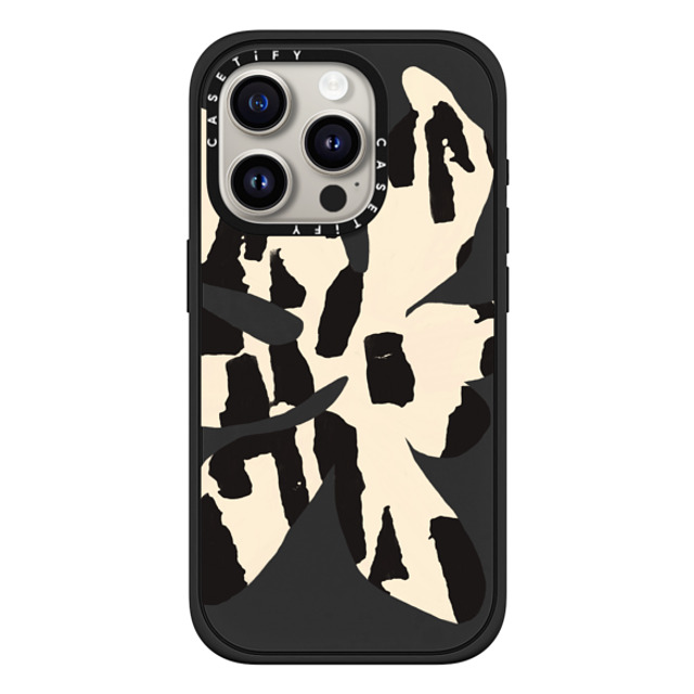 designlovefest x CASETiFY iPhone 15 Pro Case マットブラック インパクトケース MagSafe対応 Big flower black and white Mother's Day designlovefest x CASETiFY iPhone 15 Pro Case マットブラック インパクトケース MagSafe対応 Big flower black and white Mother's Day
