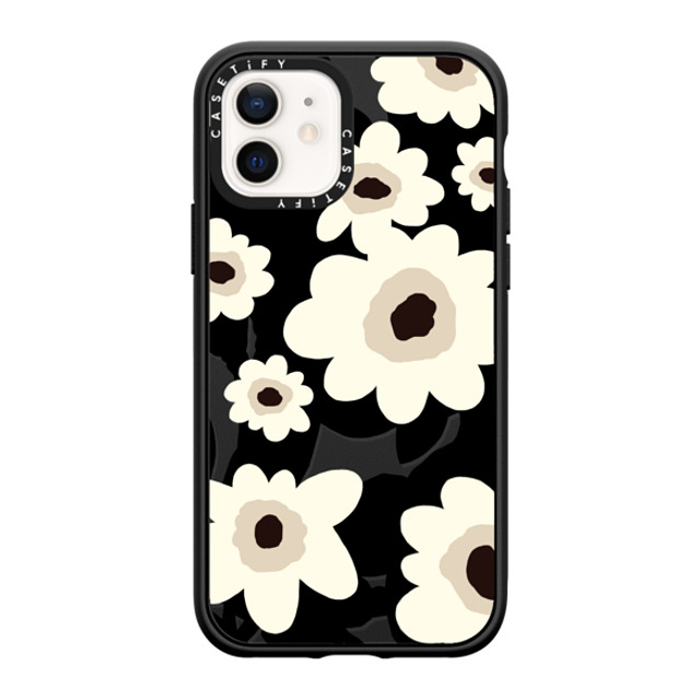 designlovefest x CASETiFY iPhone 12 Case Floral マットブラック インパクトケース Flowers Mother's Day designlovefest x CASETiFY iPhone 12 Case Floral マットブラック インパクトケース Flowers Mother's Day