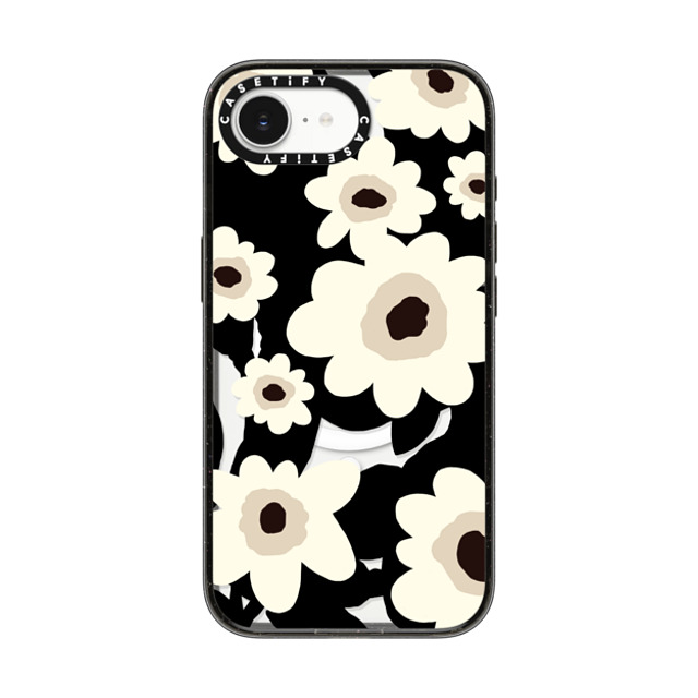 designlovefest x CASETiFY iPhone 16e ケース Floral ブラック インパクトケース MagSafe対応 Flowers Back to School designlovefest x CASETiFY iPhone 16e ケース Floral ブラック インパクトケース MagSafe対応 Flowers Back to School