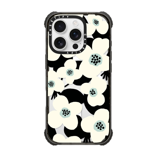 designlovefest x CASETiFY iPhone 16 Pro ケース ブラック ウルトラ インパクトケース MagSafe 対応 Blossom flowers Father's Day designlovefest x CASETiFY iPhone 16 Pro ケース ブラック ウルトラ インパクトケース MagSafe 対応 Blossom flowers Father's Day