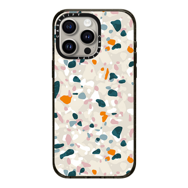 designlovefest x CASETiFY iPhone 15 Pro Max Case Black Impact Case MagSafe Compatible Terrazzo Back to School designlovefest x CASETiFY iPhone 15 Pro Max Case Black Impact Case MagSafe Compatible Terrazzo Back to School