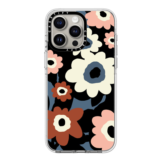 designlovefest x CASETiFY iPhone 15 Pro Max ケース クリア クリア ケース MagSafe対応 Flowers #2