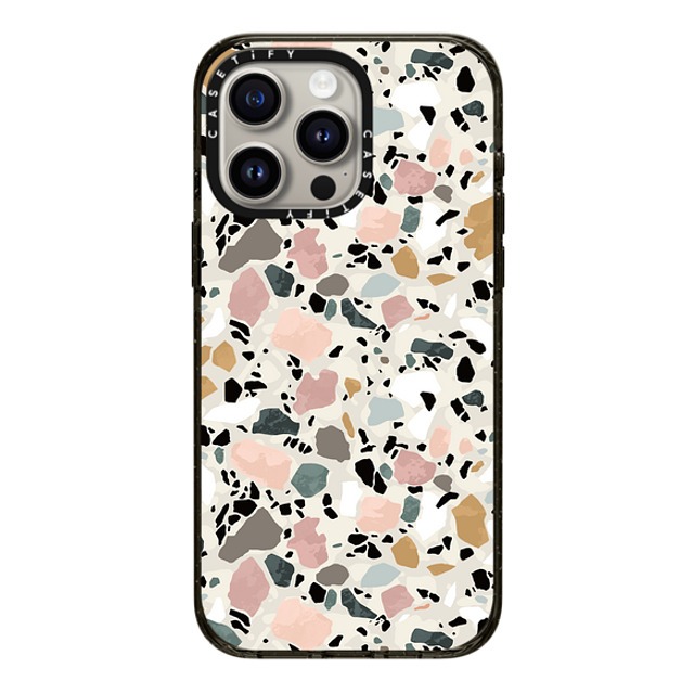 designlovefest x CASETiFY iPhone 15 Pro Max ケース Minimalism ブラック インパクトケース MagSafe対応 Terrazzo Back to School designlovefest x CASETiFY iPhone 15 Pro Max ケース Minimalism ブラック インパクトケース MagSafe対応 Terrazzo Back to School