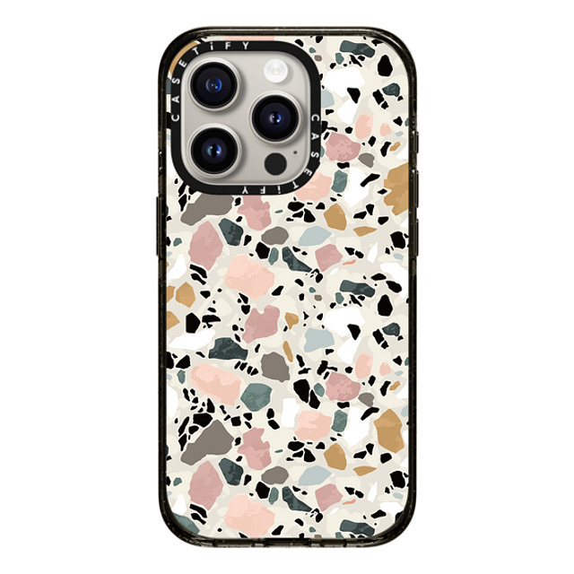 designlovefest x CASETiFY iPhone 15 Pro ケース Minimalism ブラック インパクトケース MagSafe対応 Terrazzo Back to School designlovefest x CASETiFY iPhone 15 Pro ケース Minimalism ブラック インパクトケース MagSafe対応 Terrazzo Back to School