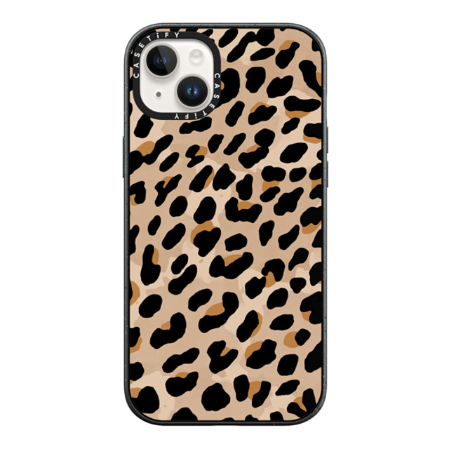 designlovefest x CASETiFY iPhone 14 Plus Case Leopard,Animal マットブラック インパクトケース Leopard Print Mother's Day designlovefest x CASETiFY iPhone 14 Plus Case Leopard,Animal マットブラック インパクトケース Leopard Print Mother's Day