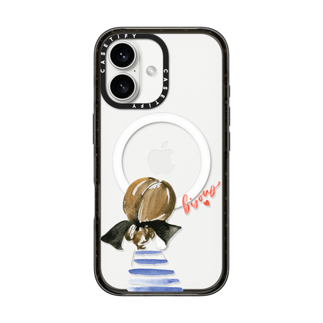 Jenna Rainey x CASETiFY iPhone 16 Case Fine Art,Portraiture Black Impact Case MagSafe Compatible Bisous iPhone Case Father's Day Jenna Rainey x CASETiFY iPhone 16 Case Fine Art,Portraiture Black Impact Case MagSafe Compatible Bisous iPhone Case Father's Day