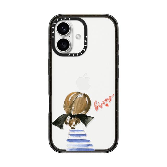 Jenna Rainey x CASETiFY iPhone 16 ケース Fine Art,Portraiture ブラック インパクトケース Bisous iPhone Case Father's Day Jenna Rainey x CASETiFY iPhone 16 ケース Fine Art,Portraiture ブラック インパクトケース Bisous iPhone Case Father's Day