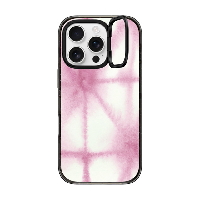 Jenna Rainey x CASETiFY iPhone 16 Pro Case Fine Art Black インパクトリングスタンドケース MagSafe対応 Purple Shibori Back to School Jenna Rainey x CASETiFY iPhone 16 Pro Case Fine Art Black インパクトリングスタンドケース MagSafe対応 Purple Shibori Back to School