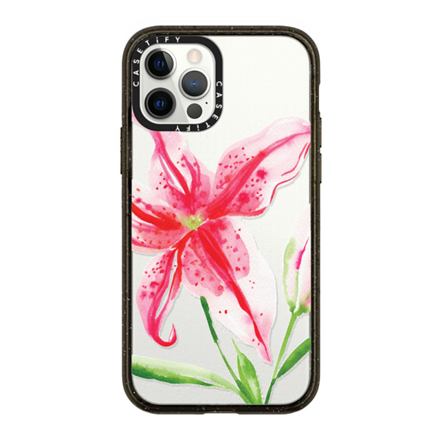 Jenna Rainey x CASETiFY iPhone 12 Pro Case Floral,Fine Art Black Impact Case Stargazer Lily Back to School Jenna Rainey x CASETiFY iPhone 12 Pro Case Floral,Fine Art Black Impact Case Stargazer Lily Back to School