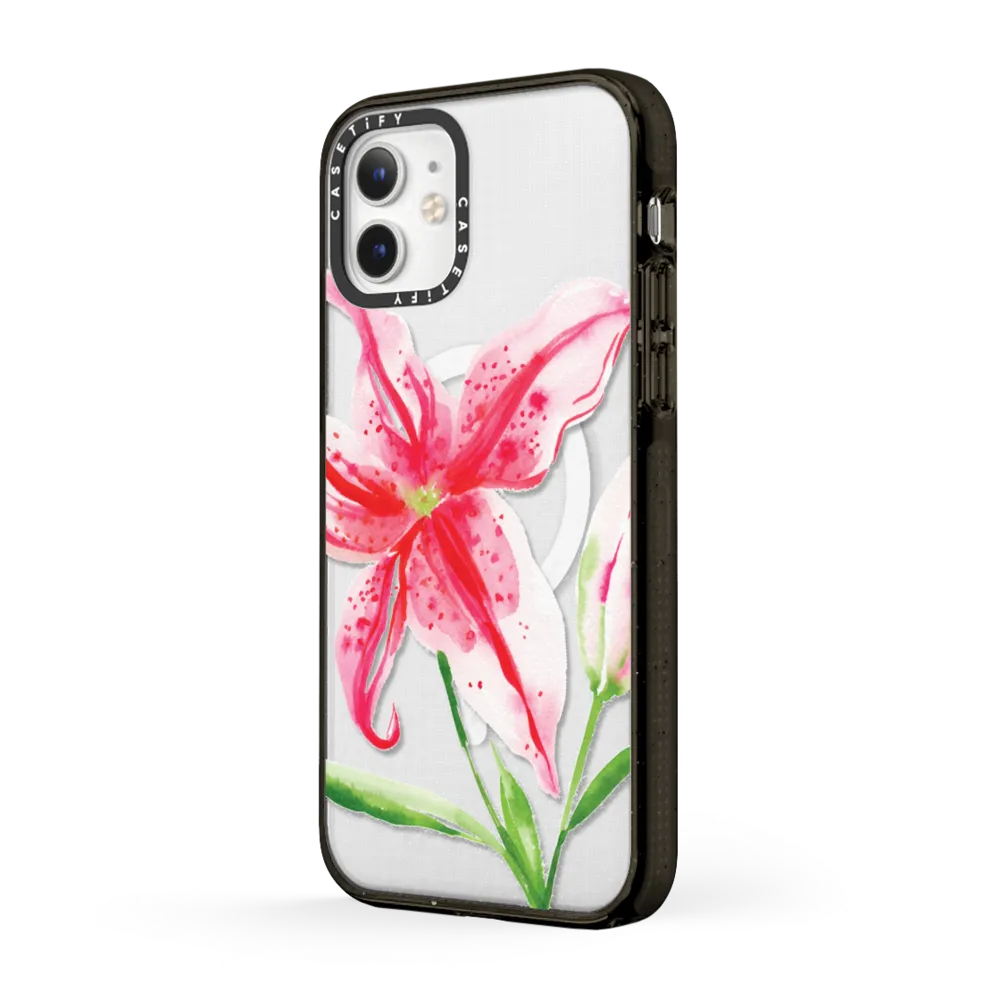 Impact iPhone 12 Case MagSafe Compatible - Stargazer Lily