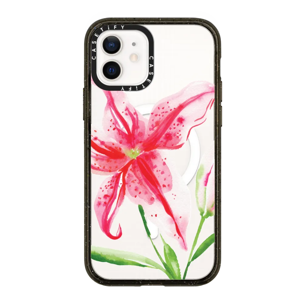Impact iPhone 12 Case MagSafe Compatible - Stargazer Lily
