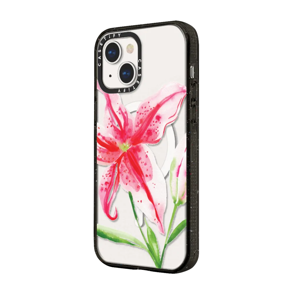 Impact iPhone 13 Case MagSafe Compatible - Stargazer Lily