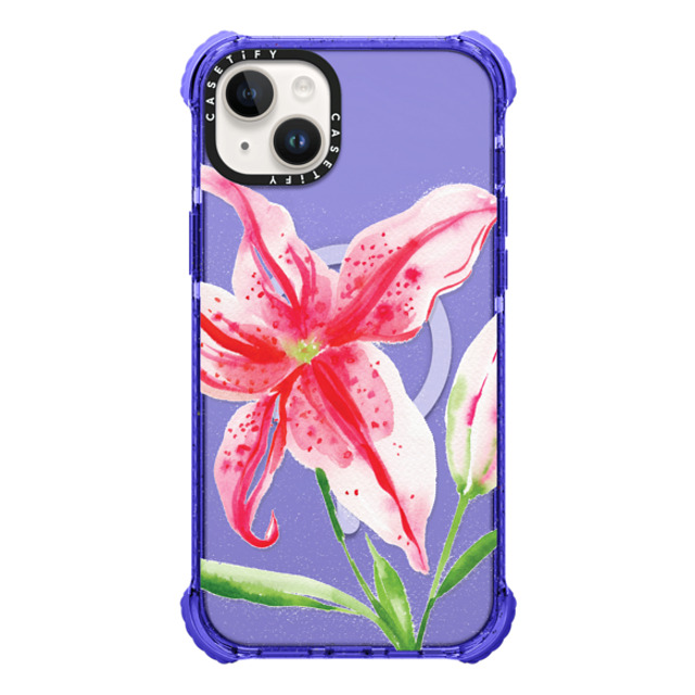 Jenna Rainey x CASETiFY iPhone 14 Plus ケース Floral,Fine Art Peri Purple ウルトラ インパクトケース MagSafe 対応 Stargazer Lily Back to School Jenna Rainey x CASETiFY iPhone 14 Plus ケース Floral,Fine Art Peri Purple ウルトラ インパクトケース MagSafe 対応 Stargazer Lily Back to School