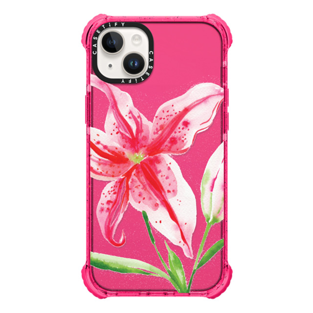 Jenna Rainey x CASETiFY iPhone 14 Plus Case Bubble Gum ウルトラインパクトケース Stargazer Lily Jenna Rainey x CASETiFY iPhone 14 Plus Case Bubble Gum ウルトラインパクトケース Stargazer Lily