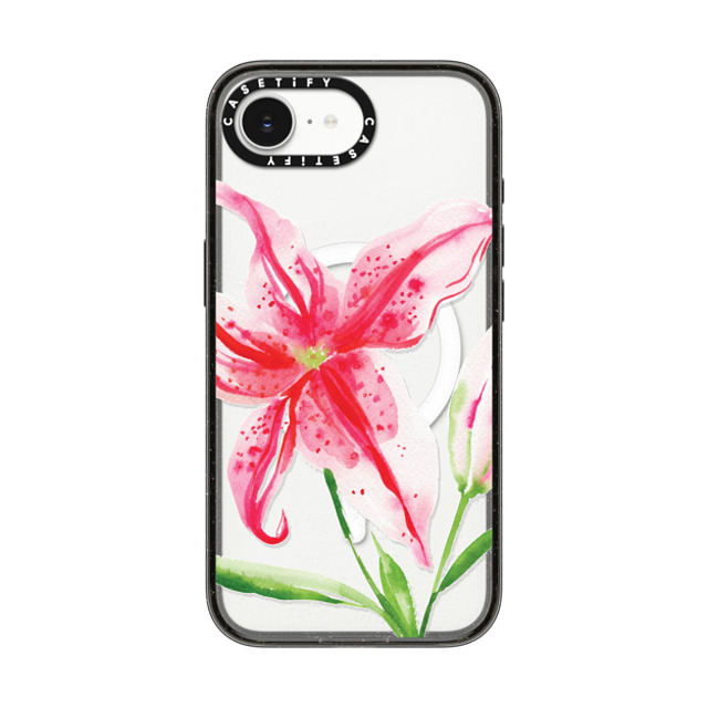 Jenna Rainey x CASETiFY iPhone 16e Case Floral,Fine Art Black Impact Case MagSafe Compatible Stargazer Lily Back to School Jenna Rainey x CASETiFY iPhone 16e Case Floral,Fine Art Black Impact Case MagSafe Compatible Stargazer Lily Back to School