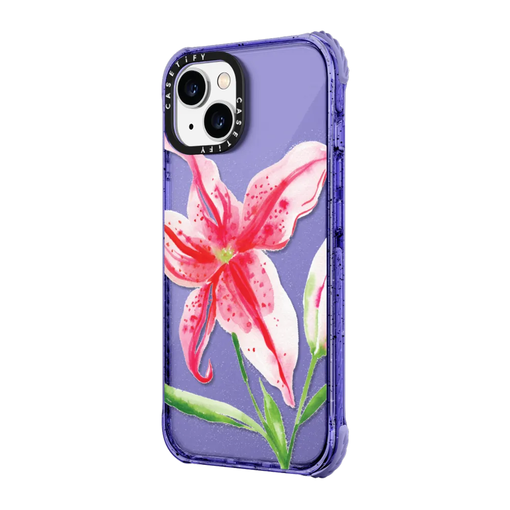 Ultra Impact iPhone 14 Plus Case - Stargazer Lily