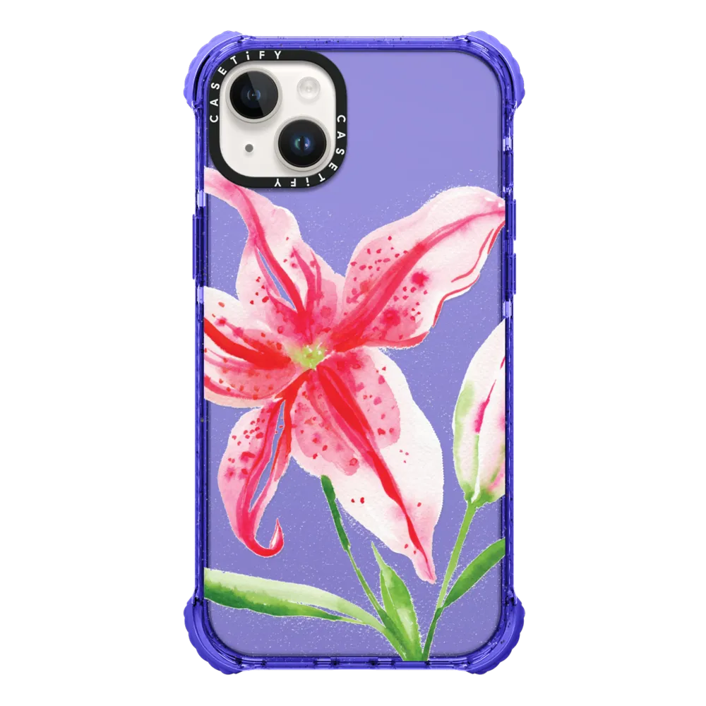 Ultra Impact iPhone 14 Plus Case - Stargazer Lily