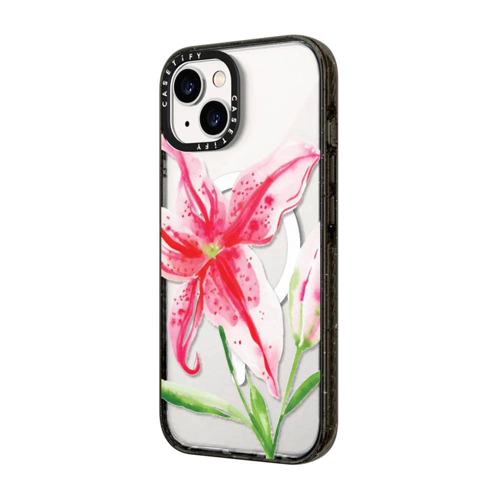 Impact iPhone 14 Case MagSafe Compatible - Stargazer Lily