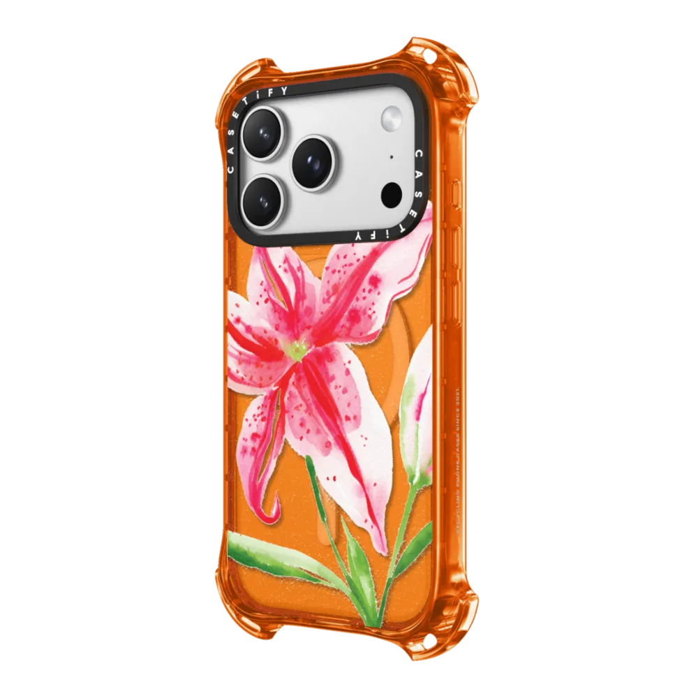 Bounce iPhone 17 Pro Max Case MagSafe Compatible - Stargazer Lily
