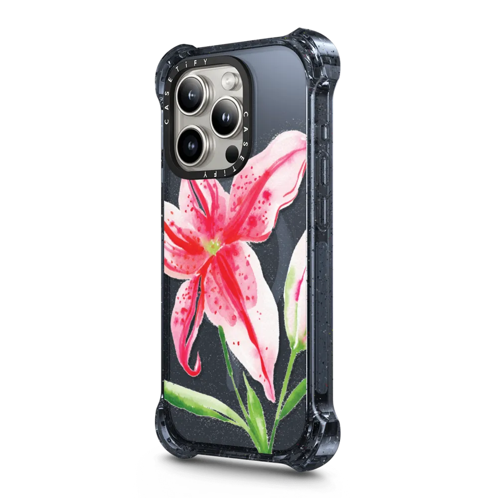 Bounce iPhone 15 Pro Max Case MagSafe Compatible - Stargazer Lily