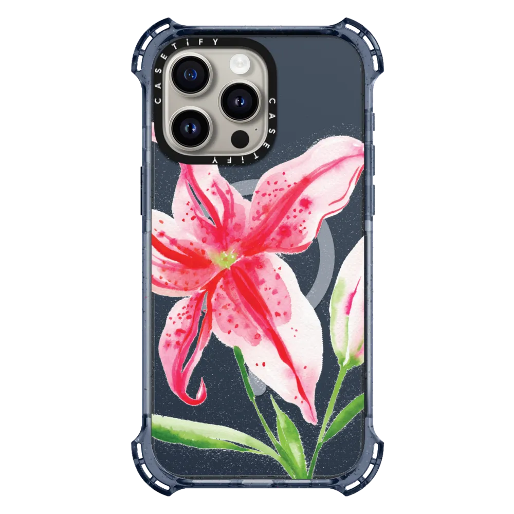 Ultra Bounce iPhone 16 Pro Max Case MagSafe Compatible - Stargazer Lily