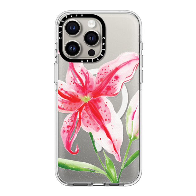 Jenna Rainey x CASETiFY iPhone 15 Pro Max Case Floral,Fine Art クリア クリア ケース MagSafe対応 Stargazer Lily Back to School Jenna Rainey x CASETiFY iPhone 15 Pro Max Case Floral,Fine Art クリア クリア ケース MagSafe対応 Stargazer Lily Back to School