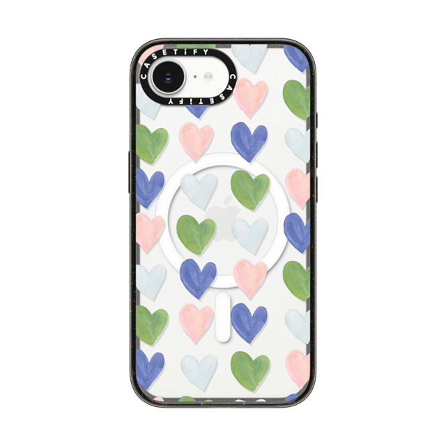 Jenna Rainey x CASETiFY iPhone 16e Case Love,Fine Art Black Impact Case MagSafe Compatible Faded Hearts Back to School Jenna Rainey x CASETiFY iPhone 16e Case Love,Fine Art Black Impact Case MagSafe Compatible Faded Hearts Back to School