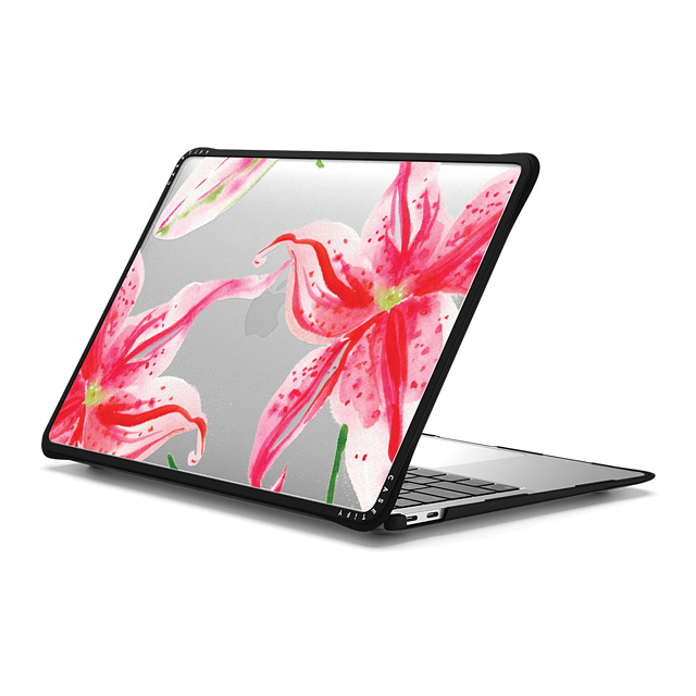 Jenna Rainey x CASETiFY MacBook Air 13-inch (2018 - 2020) ブラック インパクト ケース Stargazer Lily