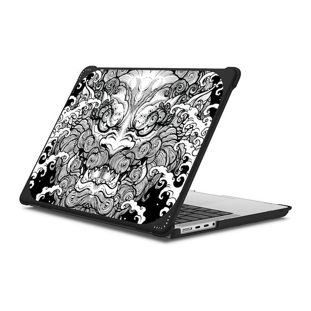Gabe Shum x CASETiFY MacBook Pro 14-inch (M1 - M4) Dragon,Animal ブラック バウンス ケース Lucky Foo Dog by Gabe Shum Back to School Gabe Shum x CASETiFY MacBook Pro 14-inch (M1 - M4) Dragon,Animal ブラック バウンス ケース Lucky Foo Dog by Gabe Shum Back to School