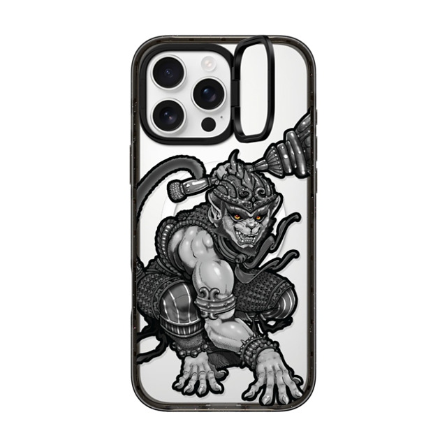 Gabe Shum x CASETiFY iPhone 16 Pro Max Case Animal,Monochrome Black インパクトリングスタンドケース MagSafe対応 Hanuking Mono by Gabe Shum Mother's Day Gabe Shum x CASETiFY iPhone 16 Pro Max Case Animal,Monochrome Black インパクトリングスタンドケース MagSafe対応 Hanuking Mono by Gabe Shum Mother's Day