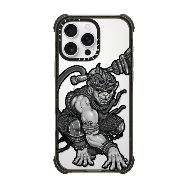Gabe Shum x CASETiFY iPhone 16 Pro Max Case Animal,Monochrome Black ウルトラ インパクトケース MagSafe 対応 Hanuking Mono by Gabe Shum Father's Day Gabe Shum x CASETiFY iPhone 16 Pro Max Case Animal,Monochrome Black ウルトラ インパクトケース MagSafe 対応 Hanuking Mono by Gabe Shum Father's Day