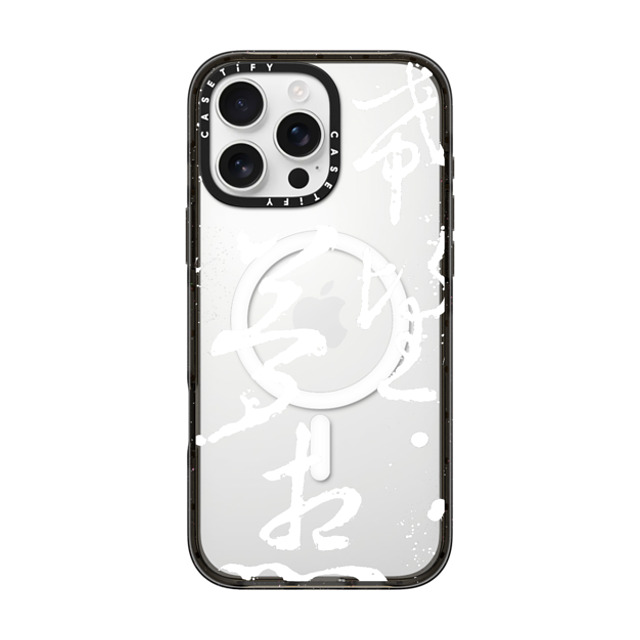 Gabe Shum x CASETiFY iPhone 16 Pro Max ケース ブラック インパクトケース MagSafe対応 Hopes N Dreams by Gabe Shum