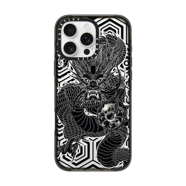 Gabe Shum x CASETiFY iPhone 16 Pro Max Case Black Impact Case MagSafe Compatible King of the Dragons Father's Day Gabe Shum x CASETiFY iPhone 16 Pro Max Case Black Impact Case MagSafe Compatible King of the Dragons Father's Day