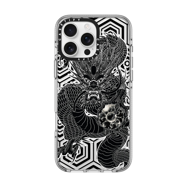 Gabe Shum x CASETiFY iPhone 16 Pro Max Case Clear Clear Case MagSafe Compatible King of the Dragons Father's Day Gabe Shum x CASETiFY iPhone 16 Pro Max Case Clear Clear Case MagSafe Compatible King of the Dragons Father's Day