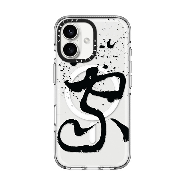 Gabe Shum x CASETiFY iPhone 16 Case Quote,Monochrome Clear Clear Case MagSafe Compatible Where Love Is by Gabe Shum Mother's Day Gabe Shum x CASETiFY iPhone 16 Case Quote,Monochrome Clear Clear Case MagSafe Compatible Where Love Is by Gabe Shum Mother's Day