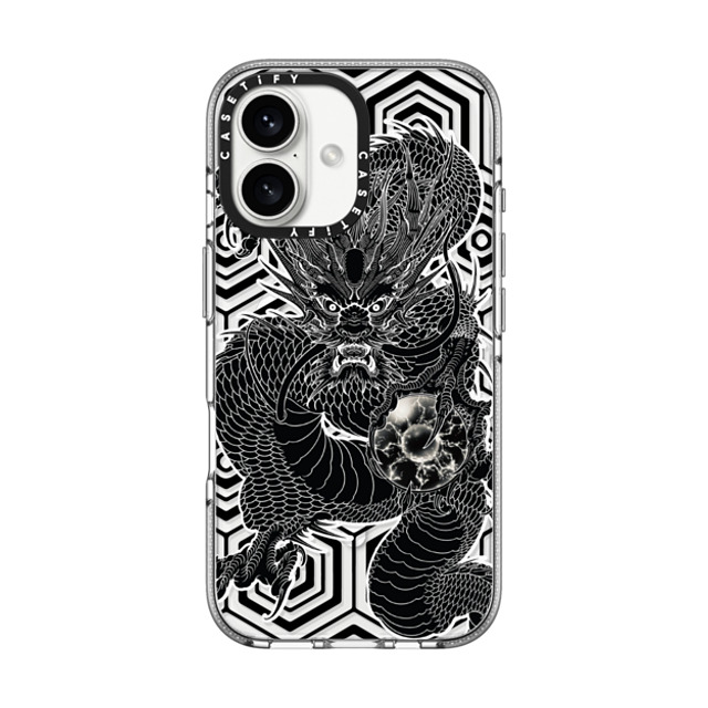 Gabe Shum x CASETiFY iPhone 16 Case Clear Clear Case MagSafe Compatible King of the Dragons Father's Day Gabe Shum x CASETiFY iPhone 16 Case Clear Clear Case MagSafe Compatible King of the Dragons Father's Day