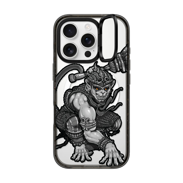 Gabe Shum x CASETiFY iPhone 16 Pro ケース Animal,Monochrome ブラック インパクトリングスタンドケース MagSafe対応 Hanuking Mono by Gabe Shum Father's Day Gabe Shum x CASETiFY iPhone 16 Pro ケース Animal,Monochrome ブラック インパクトリングスタンドケース MagSafe対応 Hanuking Mono by Gabe Shum Father's Day