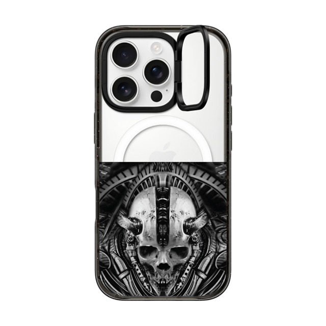 Gabe Shum x CASETiFY iPhone 16 Pro ケース Black インパクトリングスタンドケース MagSafe対応 Future Rhythm