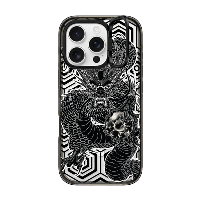 Gabe Shum x CASETiFY iPhone 16 Pro Case Black インパクトリングスタンドケース MagSafe対応 King of the Dragons Father's Day Gabe Shum x CASETiFY iPhone 16 Pro Case Black インパクトリングスタンドケース MagSafe対応 King of the Dragons Father's Day